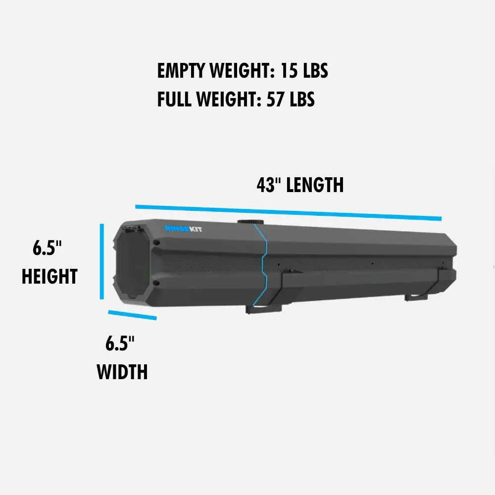 Douche solaire 19L autonome (batterie intégrée) – Image 5