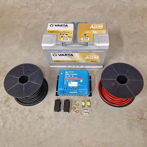 Système double batterie aménagement van