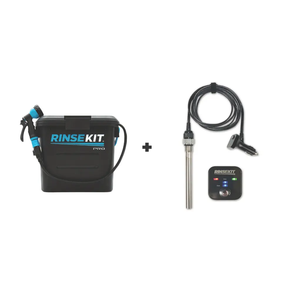 RINSEKIT PRO eau chaude- Douche portable autonome (Batterie + chauffe eau intégré) 13,3 L – Image 8